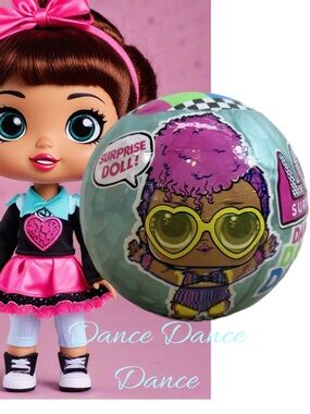 L.O.L. Surprise! Dance Ball - Teal, Pink & Yellow